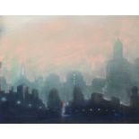 Leon Louis Dolice (1892-1960) Manhattan Skyline