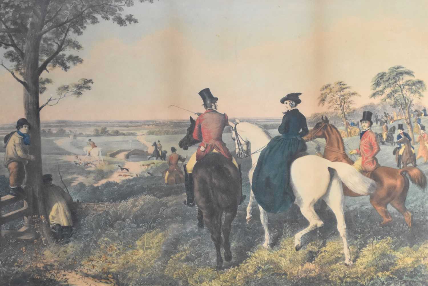 After John Frederick Herring (1795-1865) Fox Hunting, The Start - Image 2 of 4