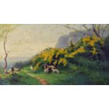 Charles Auty (1856-1936) Landscape with Grazing Sheep