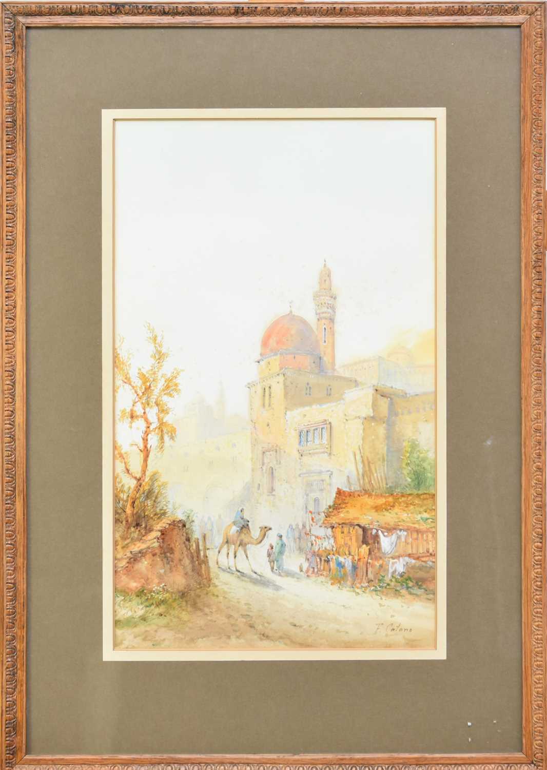 Frank Catano (1880-1920) North African Town - Image 3 of 3