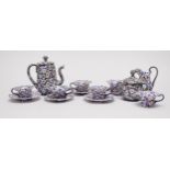 Fratelli Toso Murano glass coffee service