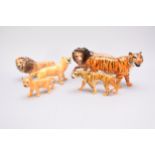 Beswick lions and tigers