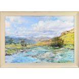 John Alford (British, 1929-), North Wales river landscape, oil, 60 x 88cm