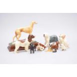 Royal Doulton 'Mick the Miller' and Beswick dogs