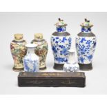 A miscellaneous collection of Oriental porcelain and works of art (qty)