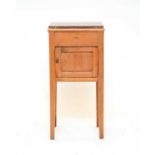 An early 20th century French bedside cupboard