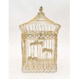 A contemporary wirework birdcage