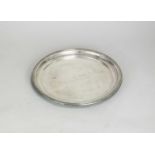 An American Sterling silver salver/plate by Gorham