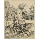 After Albrecht Dürer, The Prodigal Son Amid the Swine and further 19th Century works