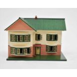 A mid-20th century scratch-built doll's house