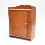 A 19th century mahogany wall cupboard