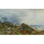 John Henry Mole (1814 - 1886) Near the Mumbles, South Wales