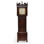 A Victorian mahogany veneered, 8-day longcase clock, 'R.Ca?mmack, Ormskirk'