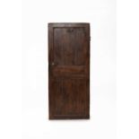 Two period oak internal doors, 17th and 18th centuries