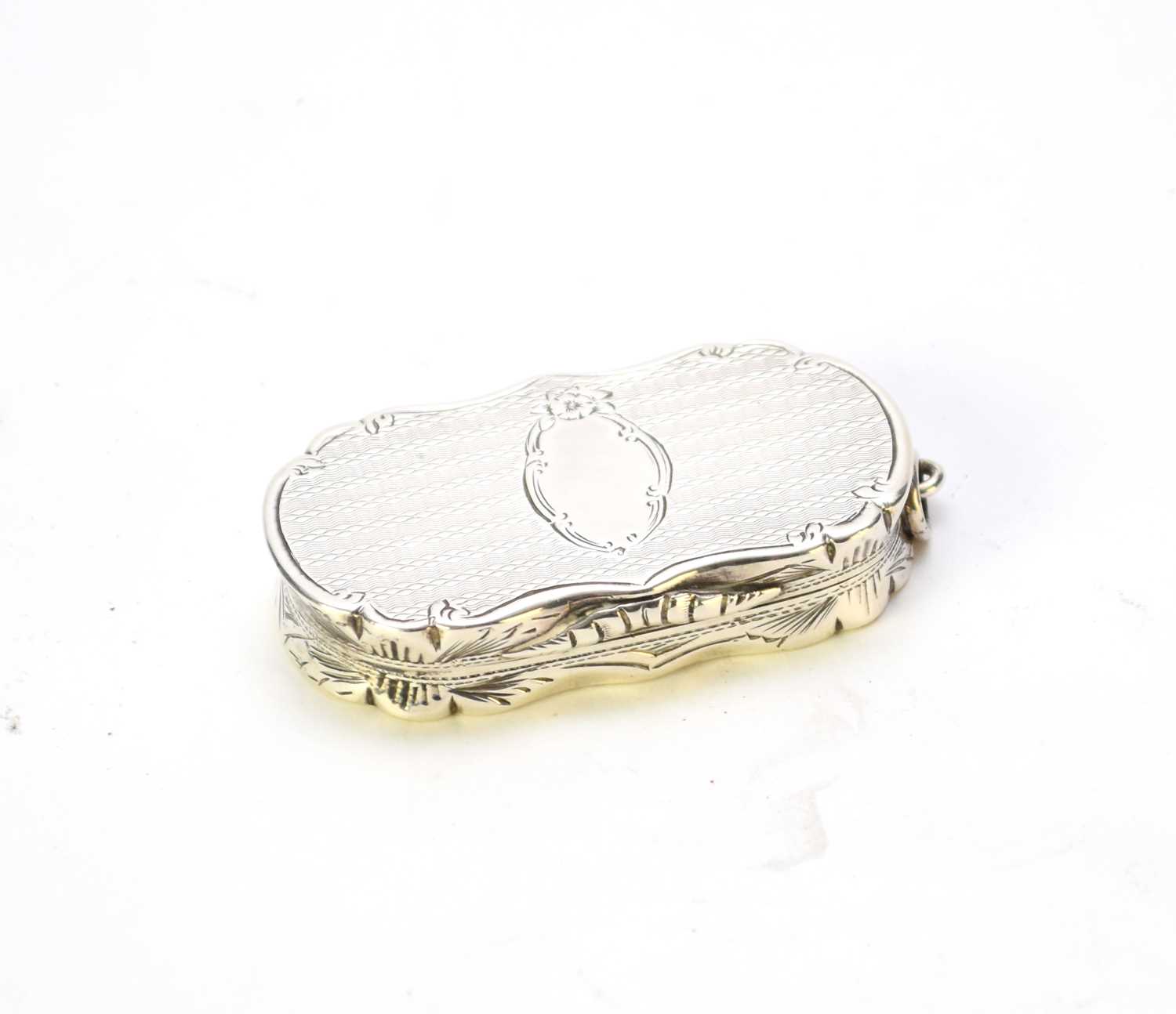 A Victorian silver vinaigrette