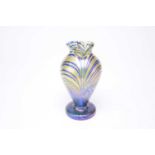 Fritz Heckert Art Nouveau glass vase designed by Otto Thamm