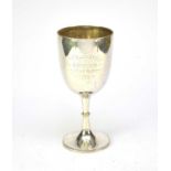 A Victorian silver trophy cup