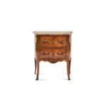 An early 20th century French , Louis XV style, petite commode