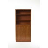 Three mid-century teak bookcase units by Morris of Glasgow in the 'Cumbrae' pattern