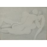 Michael Petringa. Amorous Couple; and four other pencil drawings
