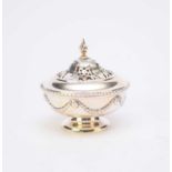 A George V silver pomander