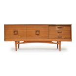 A mid-20th century teak sideboard