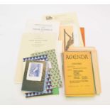 PRIVATE PRESS EPHEMERA, including catalogues and lists from the Whittington Press,