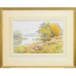 Ernest William Haslehurst (1866-1949) Lakeside Landscape