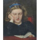 Attributed to John Griffiths (1837-1918), A Girl reading,