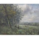 George A Boyle (1826-1899) Near Bexley, Kent, signed, oil on canvas