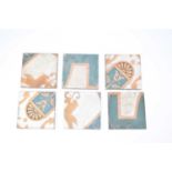 A group of Maw & Co Benthall encaustic tiles