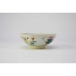 A Chinese famille rose bowl, Qing Dynasty