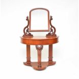 A Victorian mahogany Duchess-type dressing table