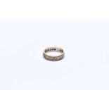 An 18ct gold paste set eternity ring