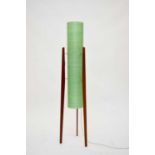 A mid-century spun fibreglass 'rocket' floor lamp