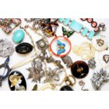 A collection of costume jewellery