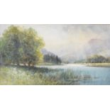 Wiggs Kinnaird (Exh 1875-1915) By a Lake