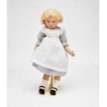 A composition and cloth doll, possibly Deans