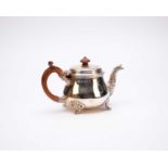 A George IV silver teapot
