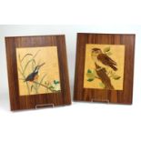 A set of four marquetry panels by J.Wilde