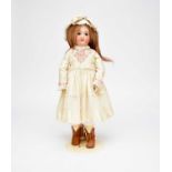A Jules Verlingue bisque-headed doll