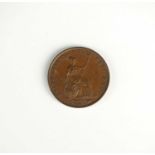 A Victoria copper half penny