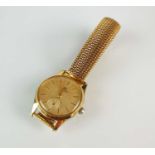 A Gentleman’s gold plated Bucherer wristwatch