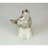 A silver fox mask stirrup cup