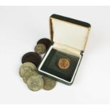 An Elizabeth II half sovereign