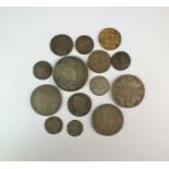 A small collection of silver coinage