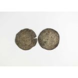 Two Charles I shillings