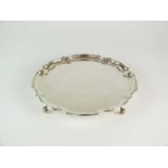 A silver salver