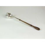 A George II silver toddy ladle