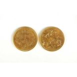 Two Elizabeth II sovereigns